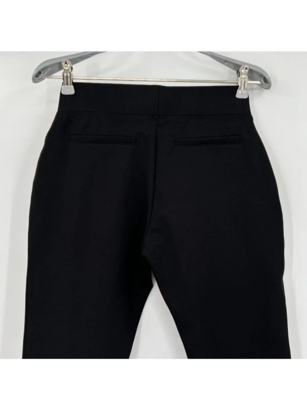 Quince Black Ponte Pants - Kick Flare -  XS - Extra Small 24